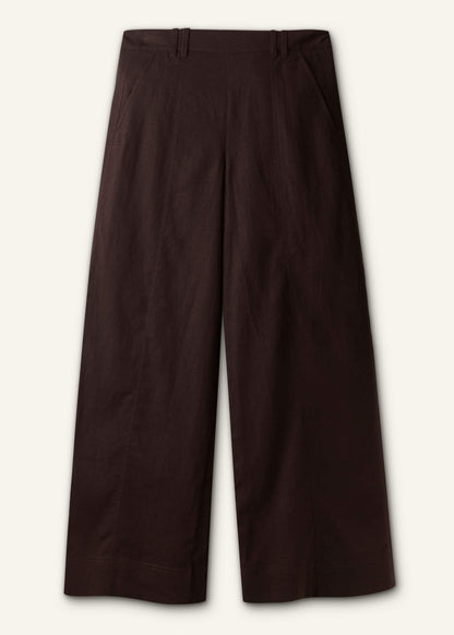 ME+EM Clothing Brown Wide-Leg Pant