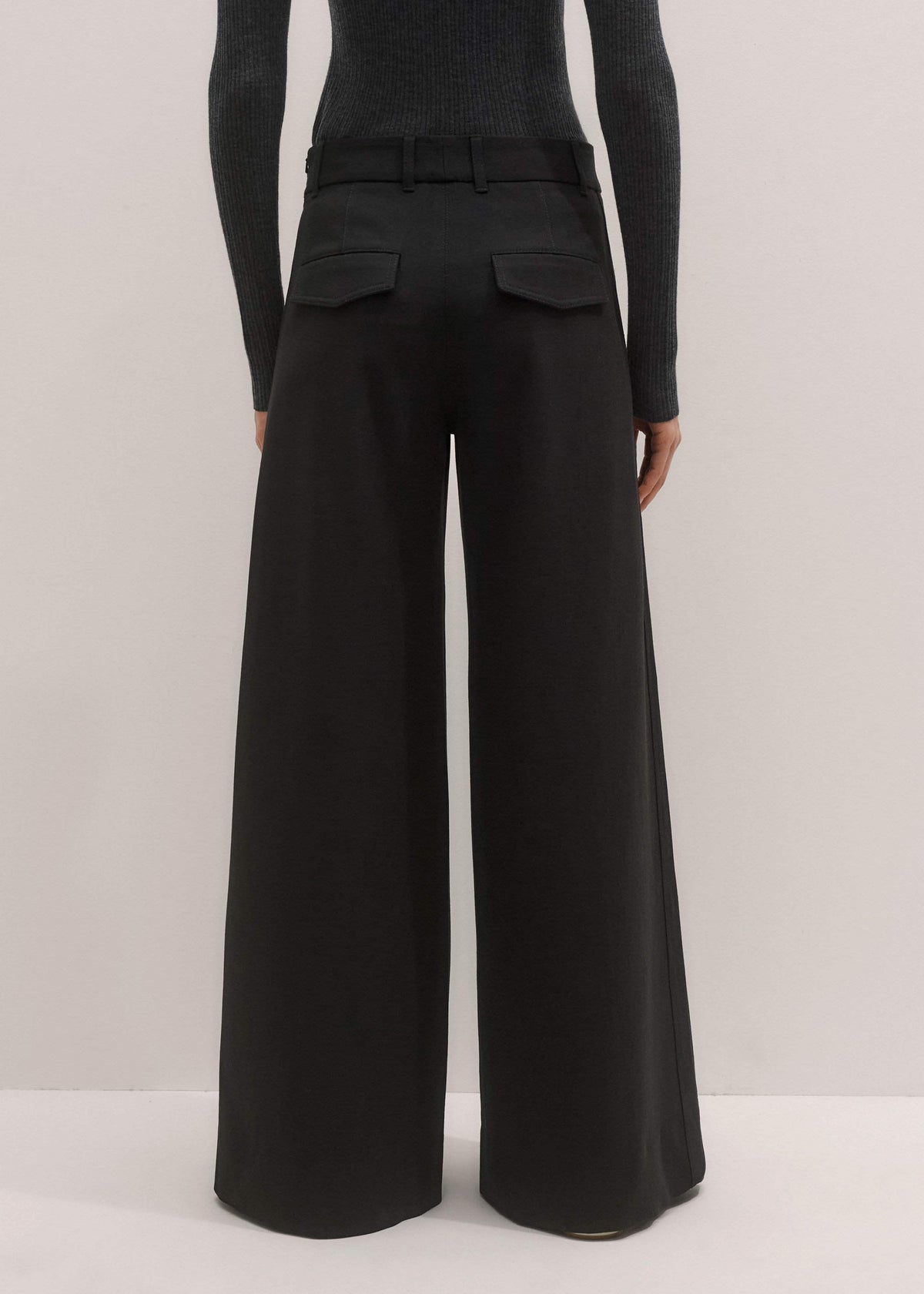 ME+EM Clothing Black Wide-Leg Pant