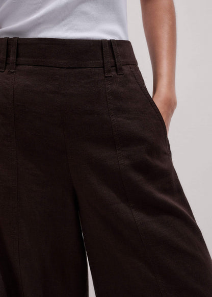 ME+EM Clothing Brown Crop Wide-Leg Pant