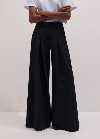 ME+EM Clothing Black Very Wide-Leg Pant