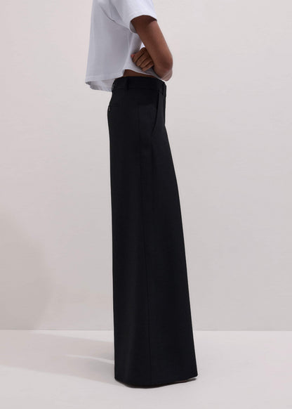 ME+EM Clothing Black Very Wide-Leg Pant