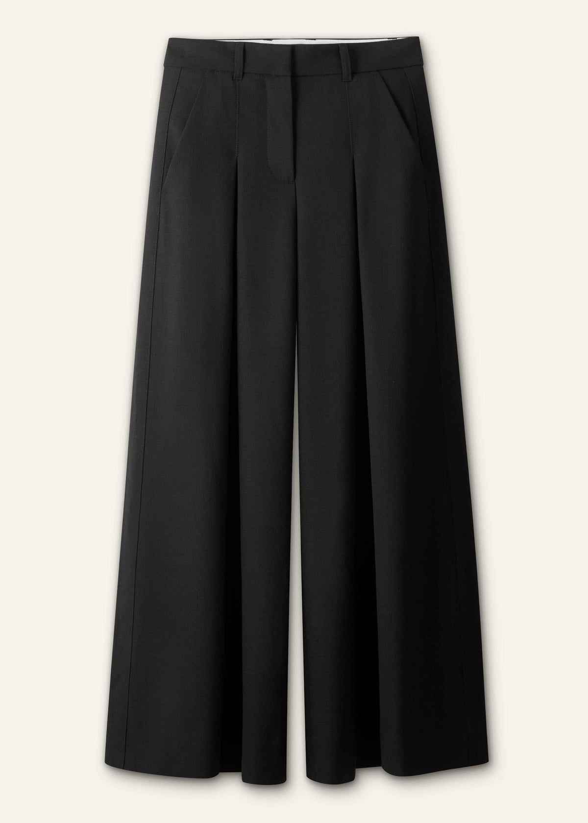 ME+EM Clothing Black Very Wide-Leg Pant