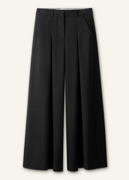 ME+EM Clothing Black Very Wide-Leg Pant