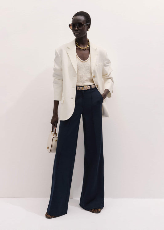 ME+EM Clothing Navy Luxe Travel Tailoring Man Pant