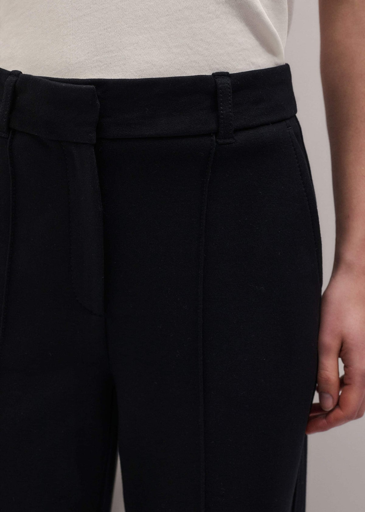 ME+EM Clothing Black Luxe Travel Tailoring Man Pant