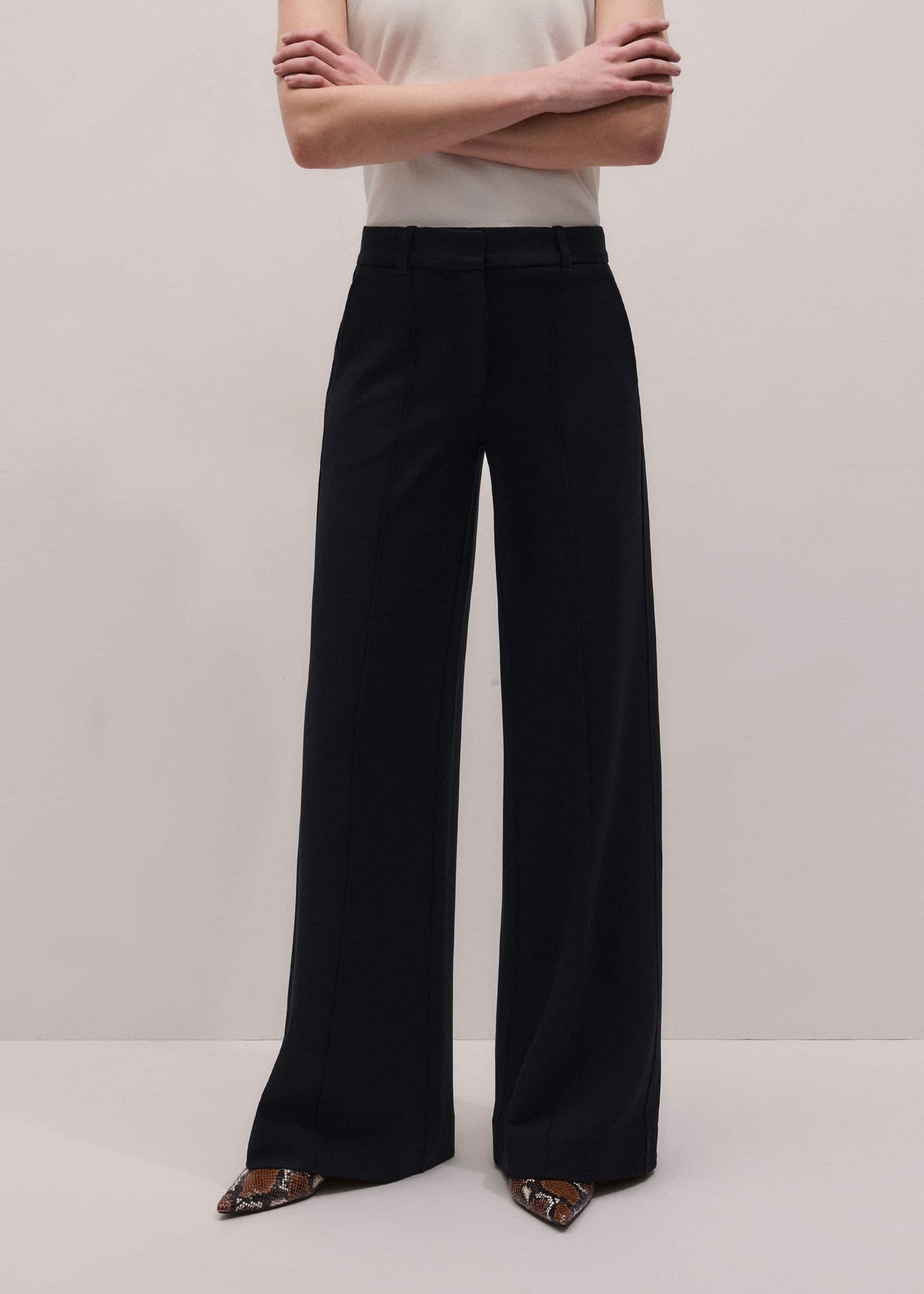 ME+EM Clothing Black Luxe Travel Tailoring Man Pant