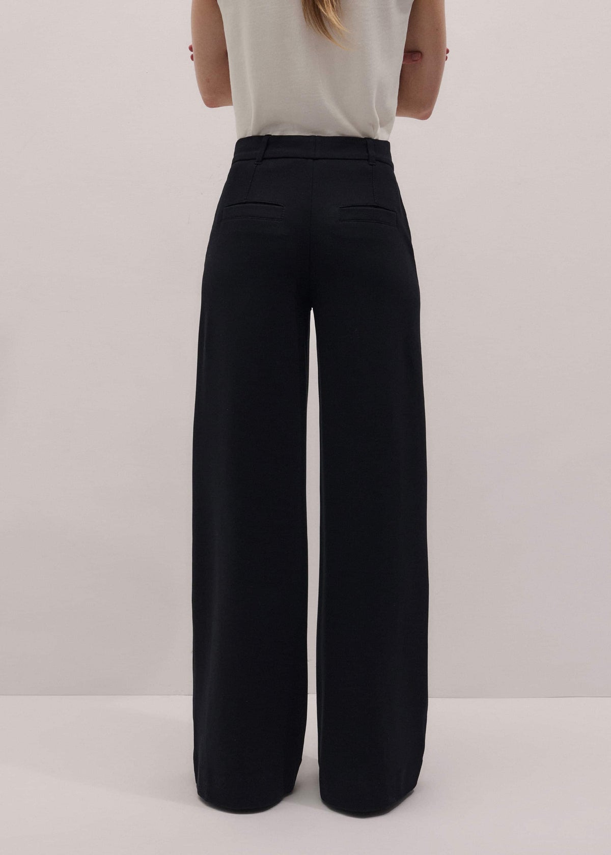 ME+EM Clothing Black Luxe Travel Tailoring Man Pant