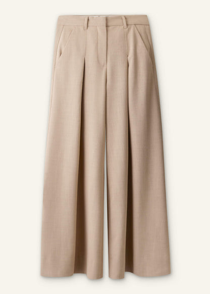 ME+EM Clothing Sand Very Wide-Leg Pant