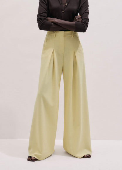 ME+EM Clothing Yellow Very Wide-Leg Pant