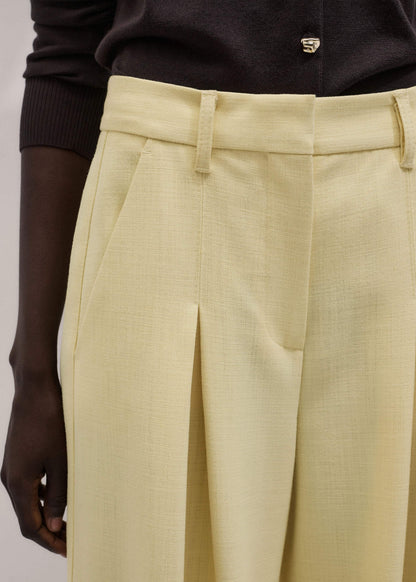 ME+EM Clothing Yellow Very Wide-Leg Pant