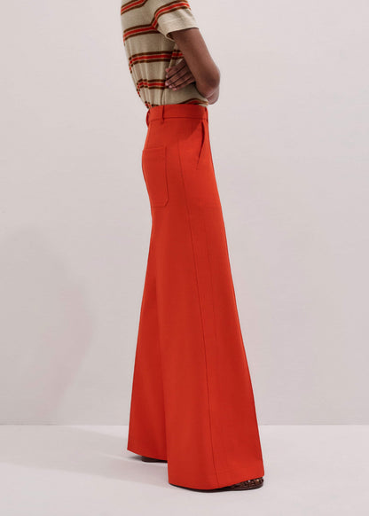 ME+EM Clothing Orange Forever Wide-Leg Pant