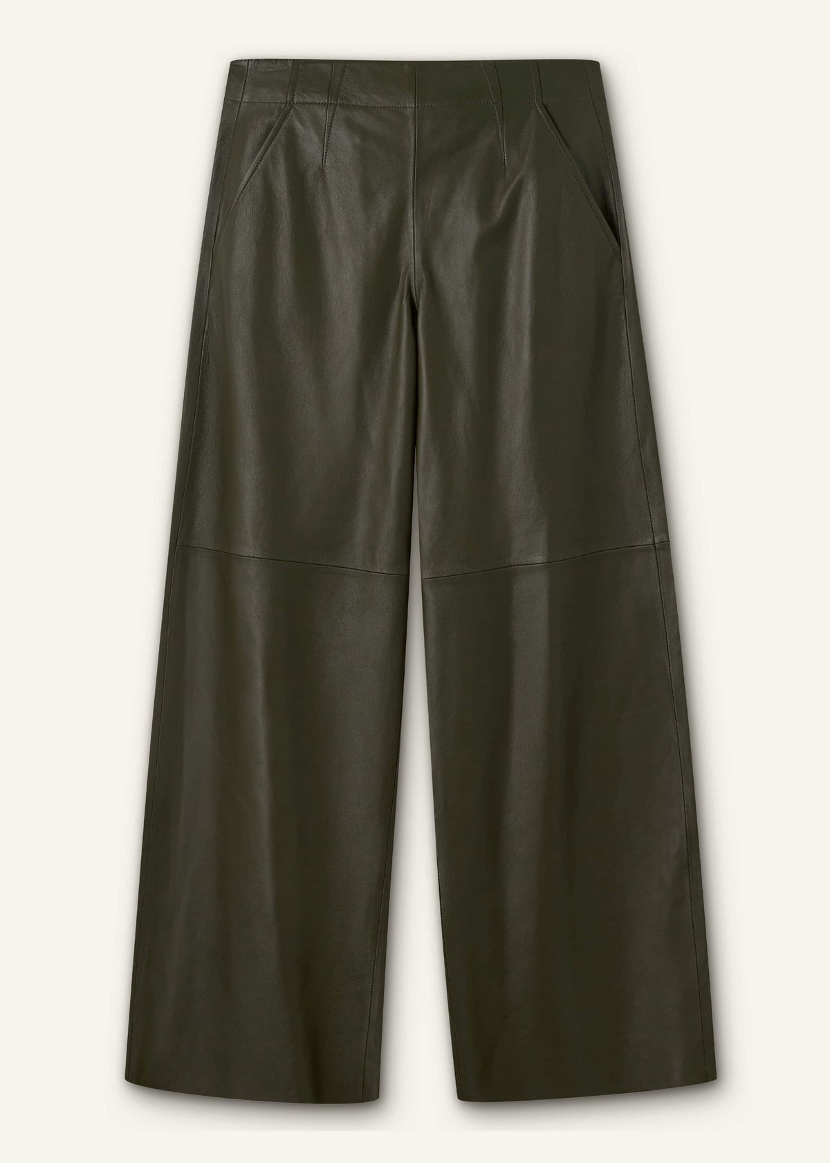 ME+EM Clothing Olive Green Wide-Leg Pant