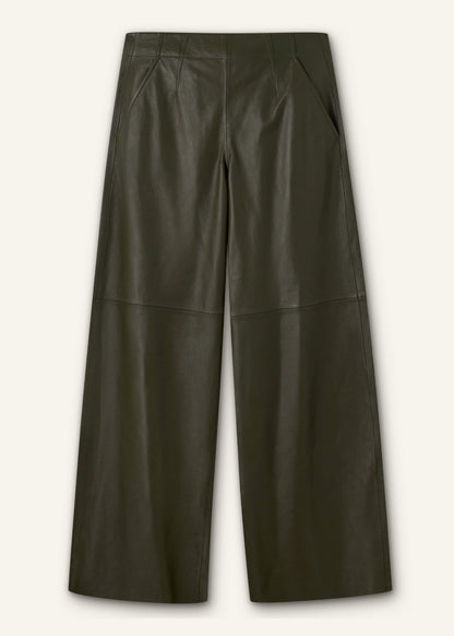 ME+EM Clothing Olive Green Wide-Leg Pant