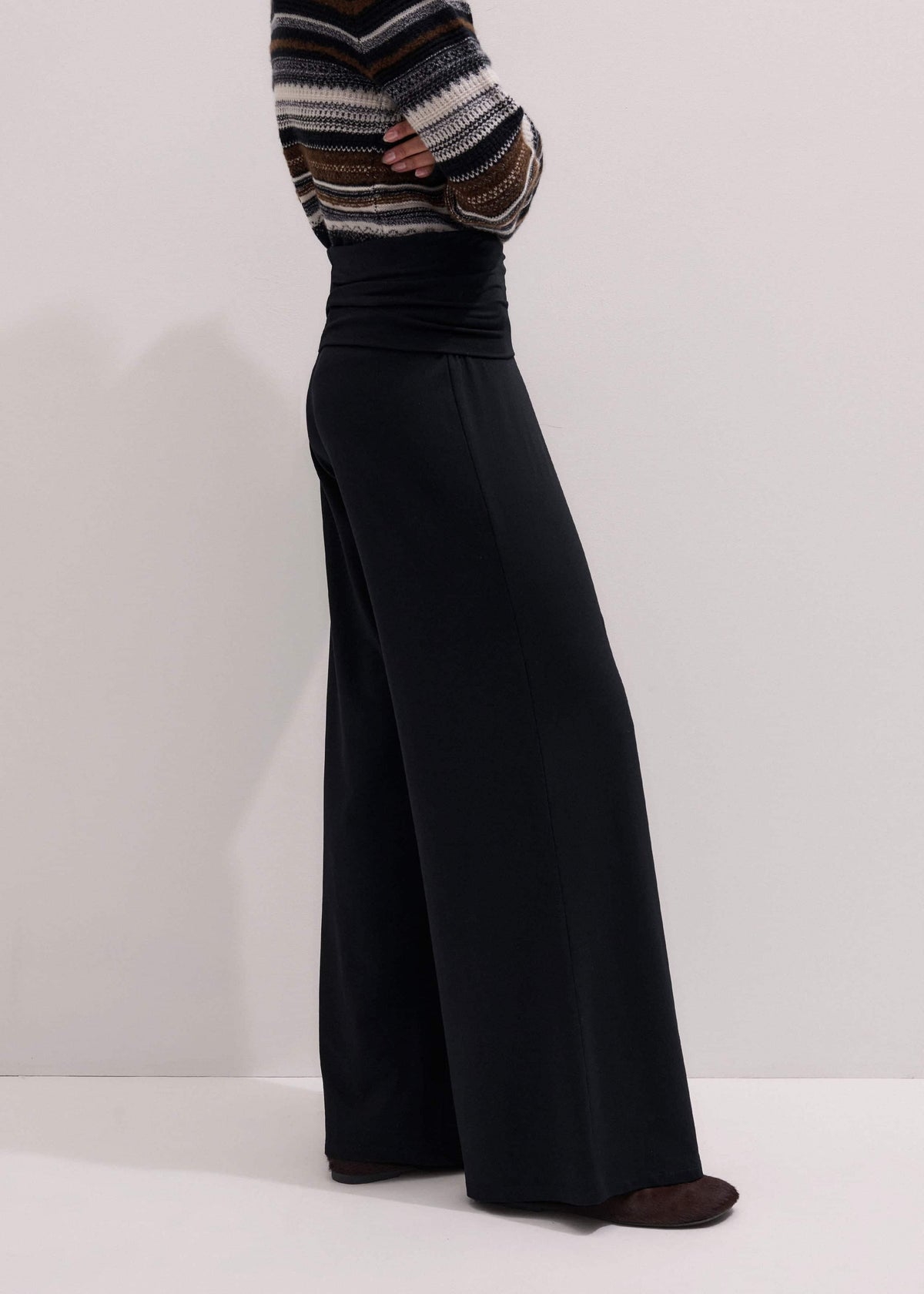ME+EM Clothing Black Icon Palazzo Pant