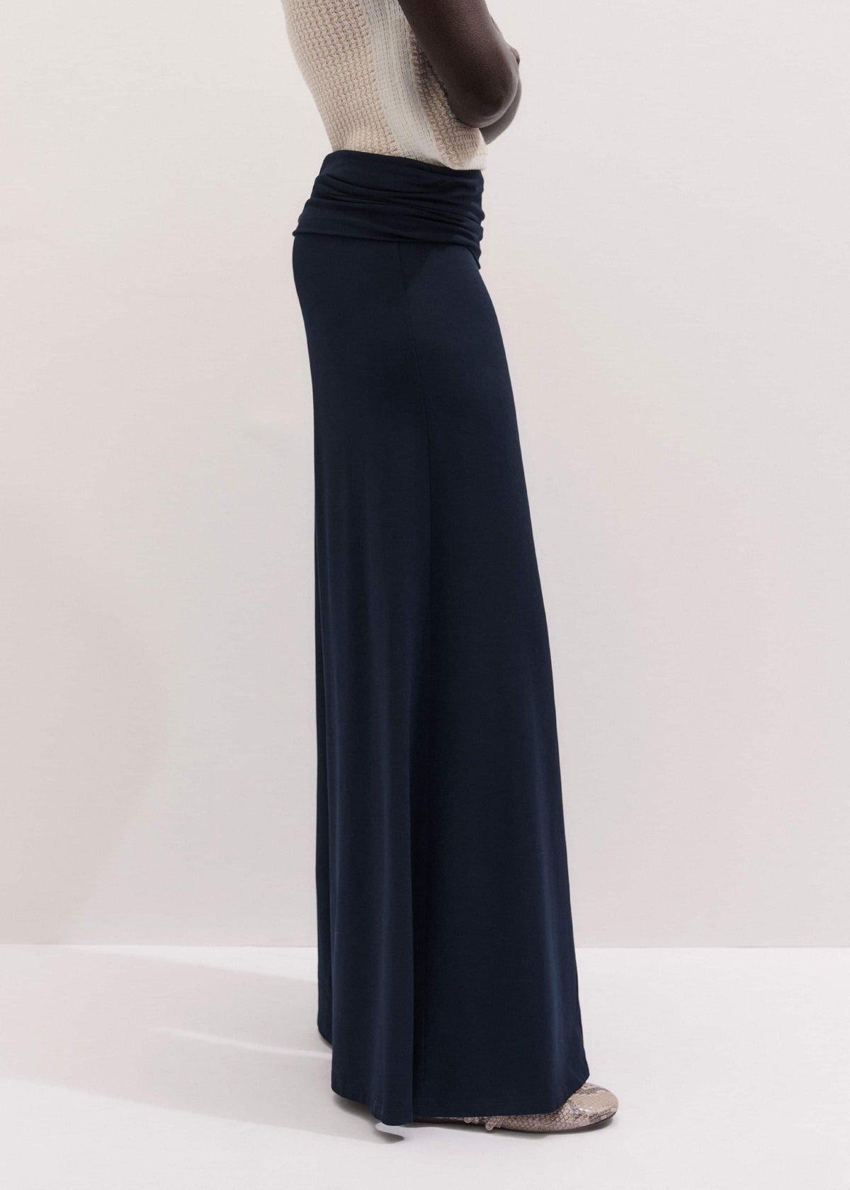 ME+EM Clothing Navy Super Wide Palazzo Pant