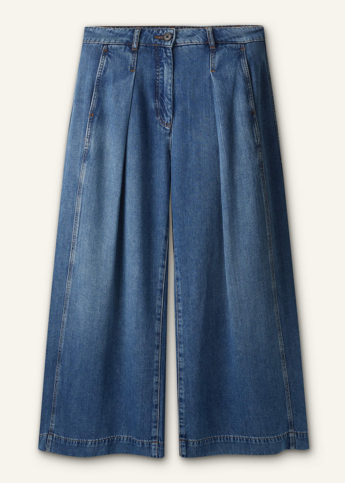 ME+EM Clothing Blue Straight Culotte Jean