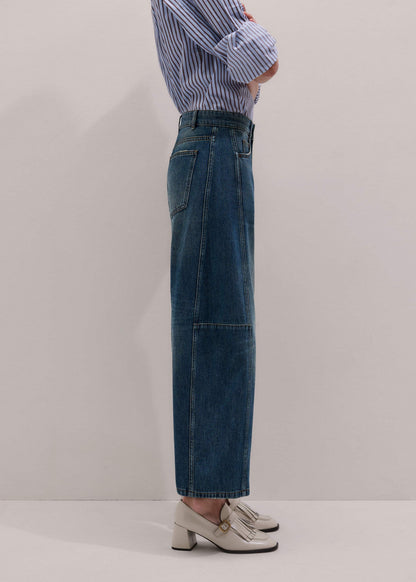 ME+EM Clothing Blue Exaggerated Crop Jean