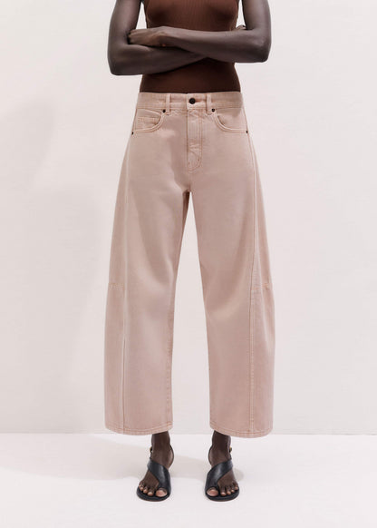 ME+EM Clothing Pink Exaggerated Crop Jean