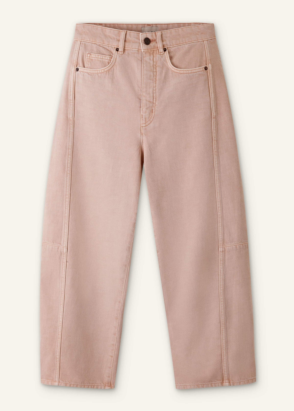 ME+EM Clothing Pink Exaggerated Crop Jean