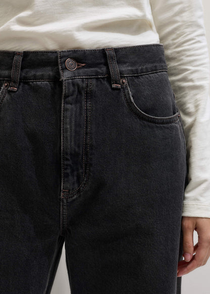 ME+EM Clothing Black Straight Cropped Relaxed Jean