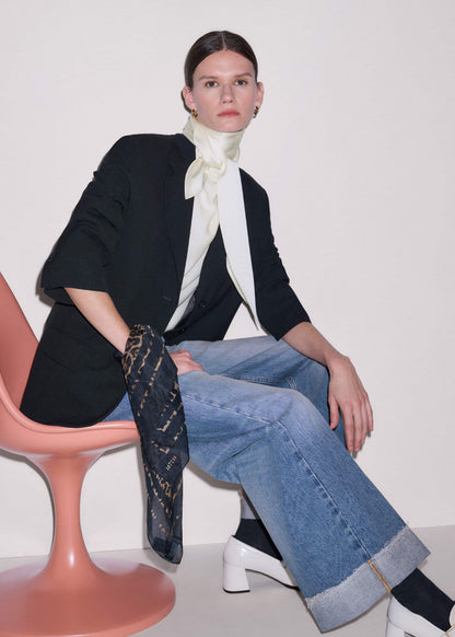 ME+EM Clothing Mid Blue Straight Ankle Grazer Jean