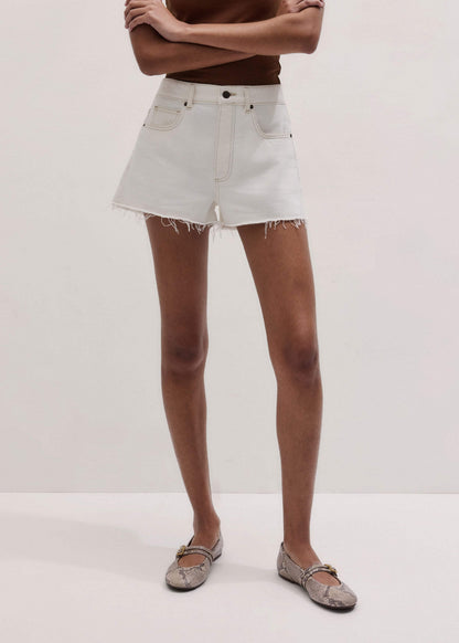 ME+EM Clothing Ecru Classic Cut Off Short