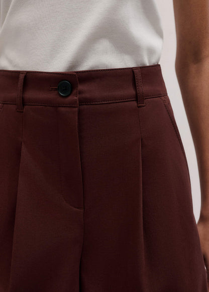 ME+EM Clothing Cinnamon Brown Tailored Summer Short