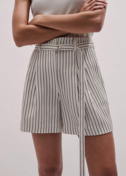 ME+EM Clothing Ivory Tailored Pleat Short