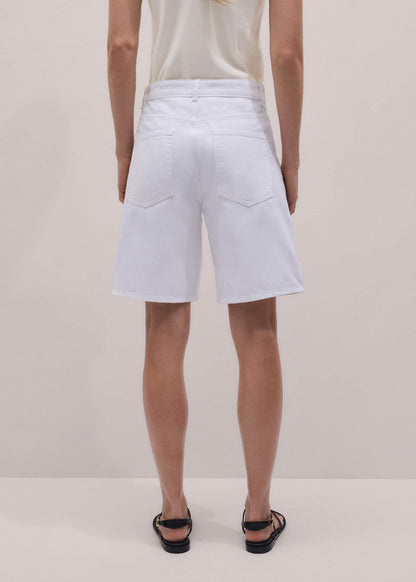 ME+EM Clothing White Bermuda Short