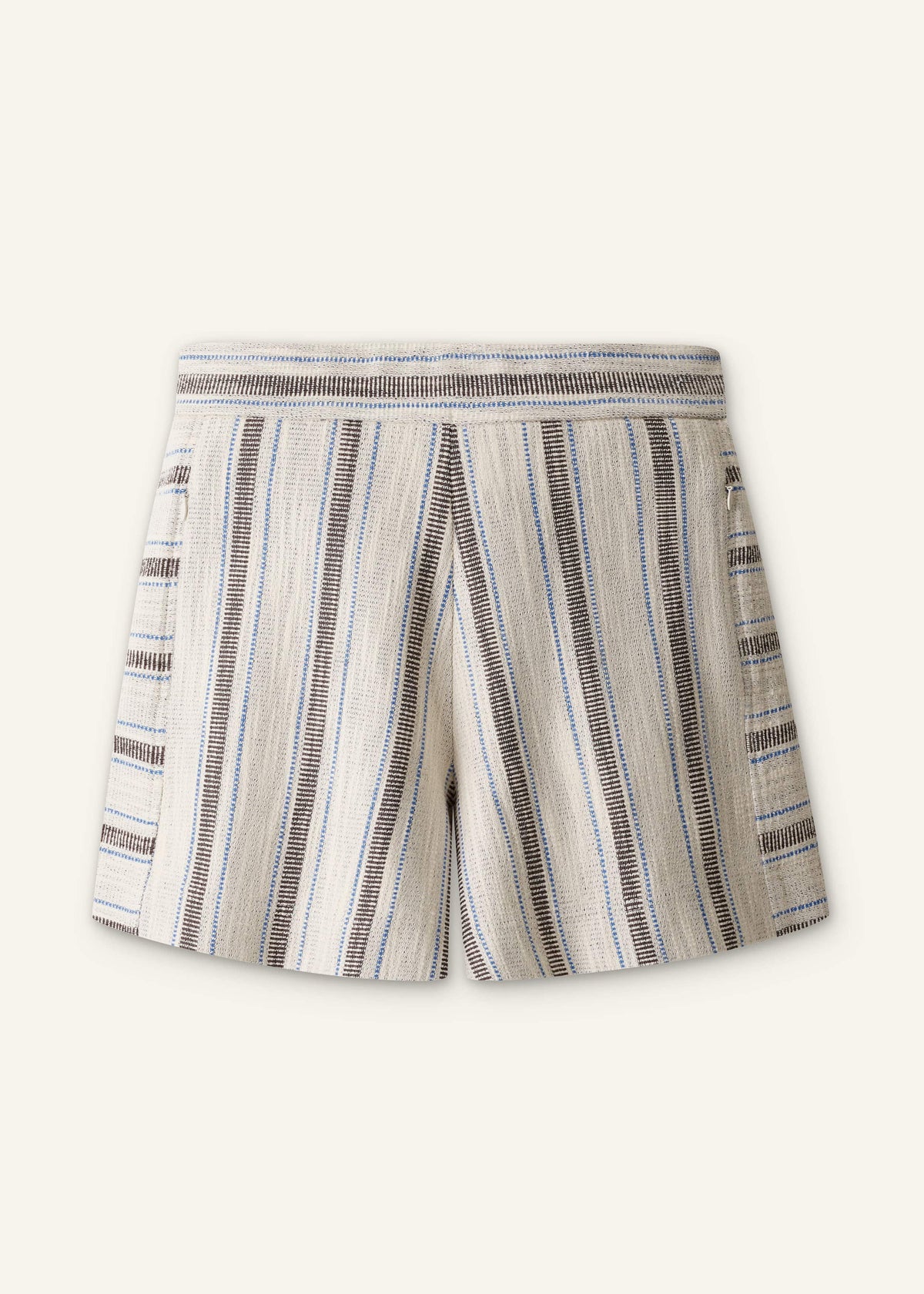 ME+EM Clothing Cream Stripe Short