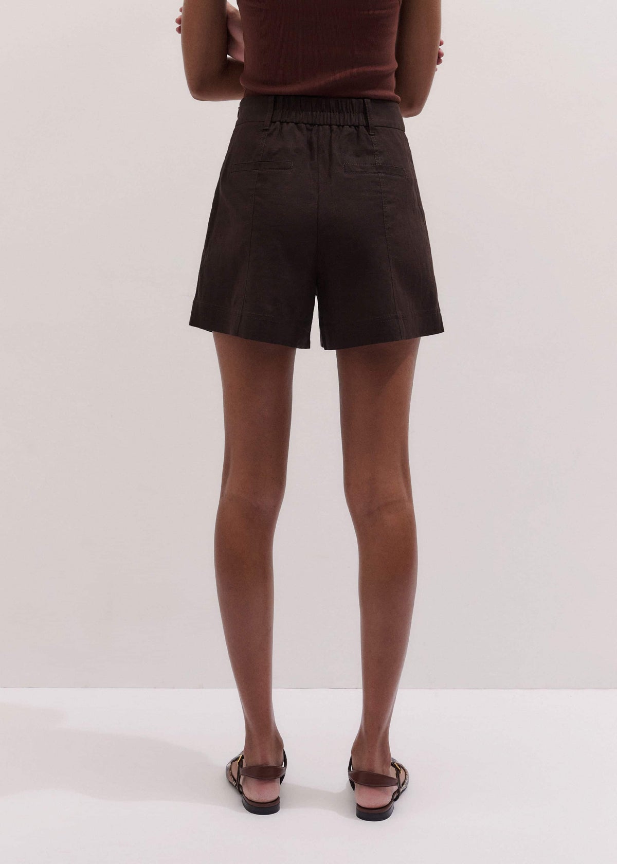 ME+EM Clothing Brown Easy Summer Short