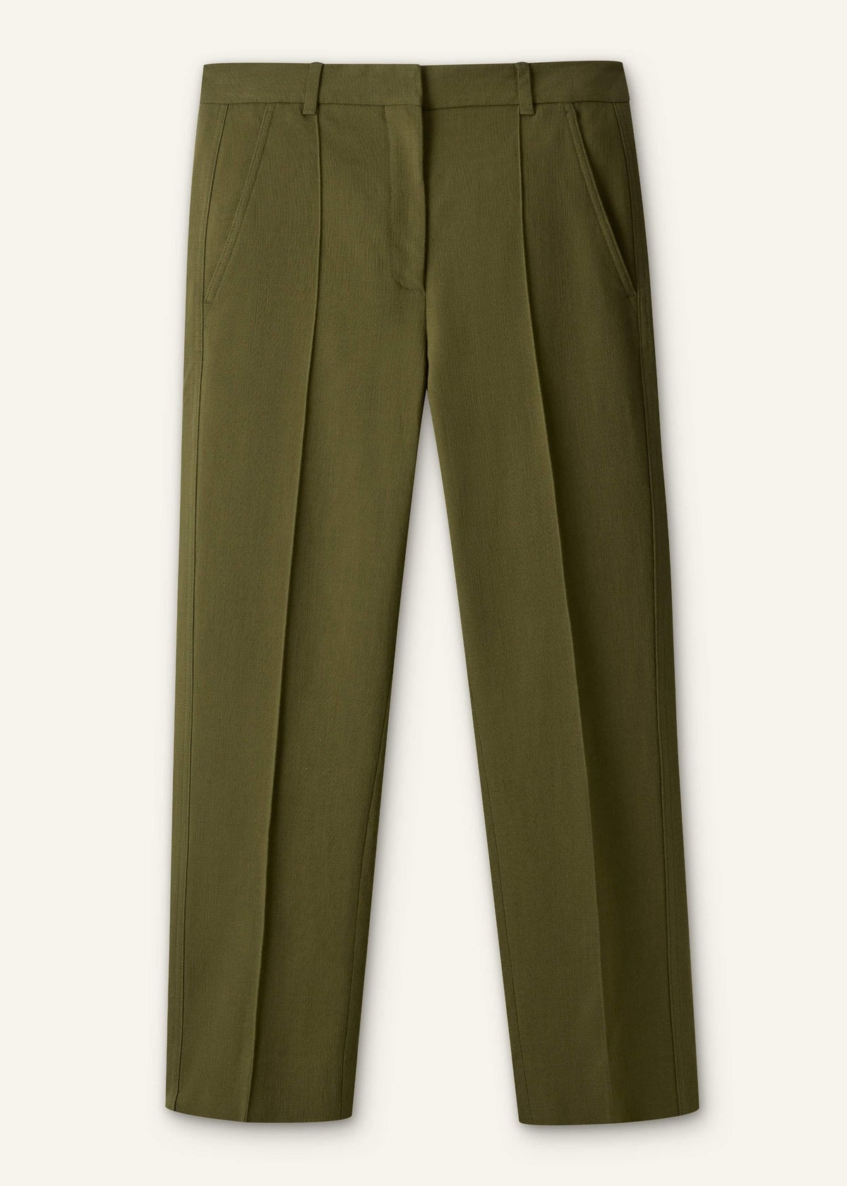 ME+EM Clothing Olive Green Slim Crop Pant