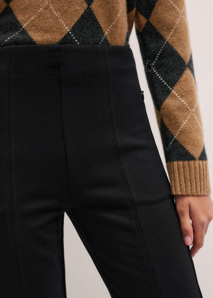 ME+EM Clothing Black Travel Tailoring Pull On Slim Crop Pant