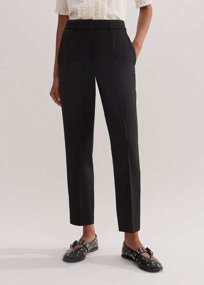 ME+EM Clothing Black Slim Crop Forever Tux Pant | Woven Pants