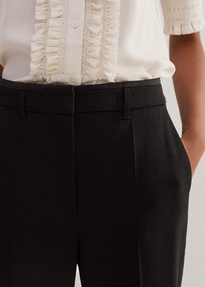 ME+EM Clothing Black Slim Crop Forever Tux Pant | Woven Pants