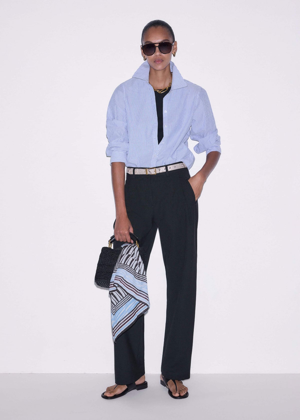 ME+EM Clothing Black Clever Tapered Pant