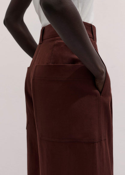 ME+EM Clothing Cinnamon Brown Extreme Taper Pant