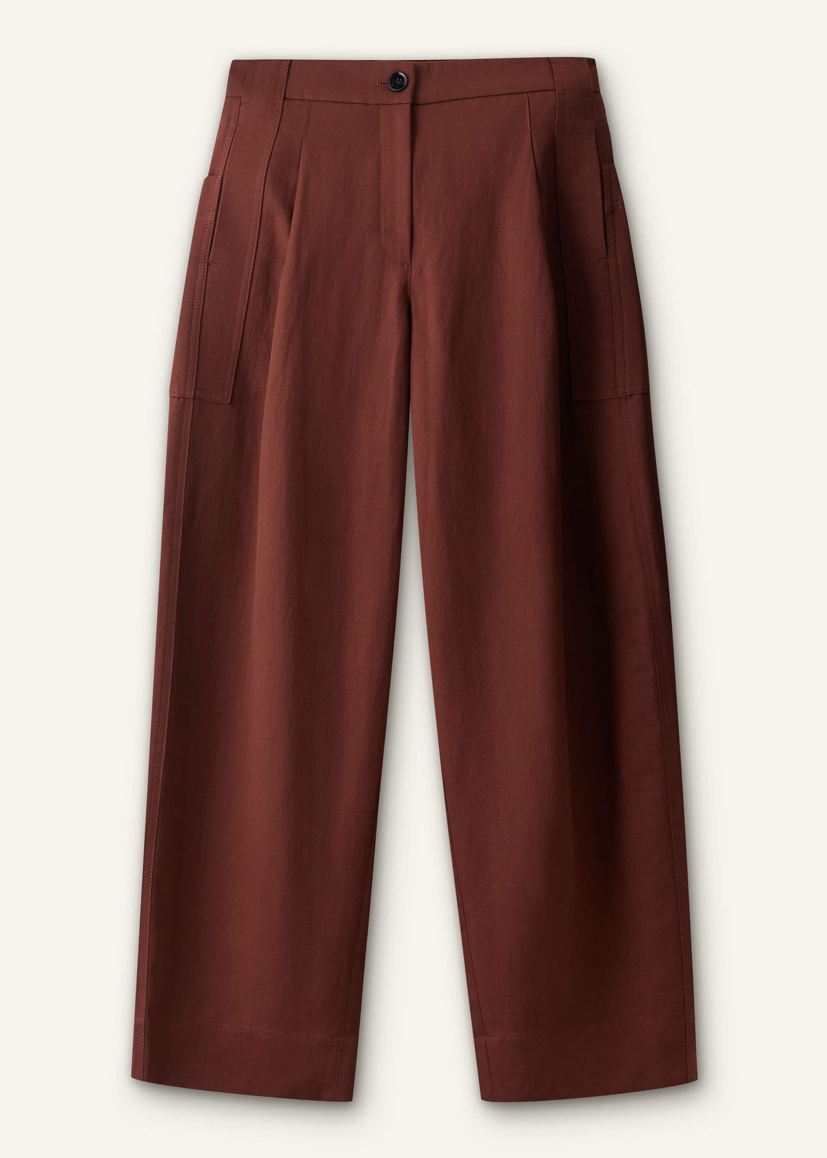 ME+EM Clothing Cinnamon Brown Extreme Taper Pant