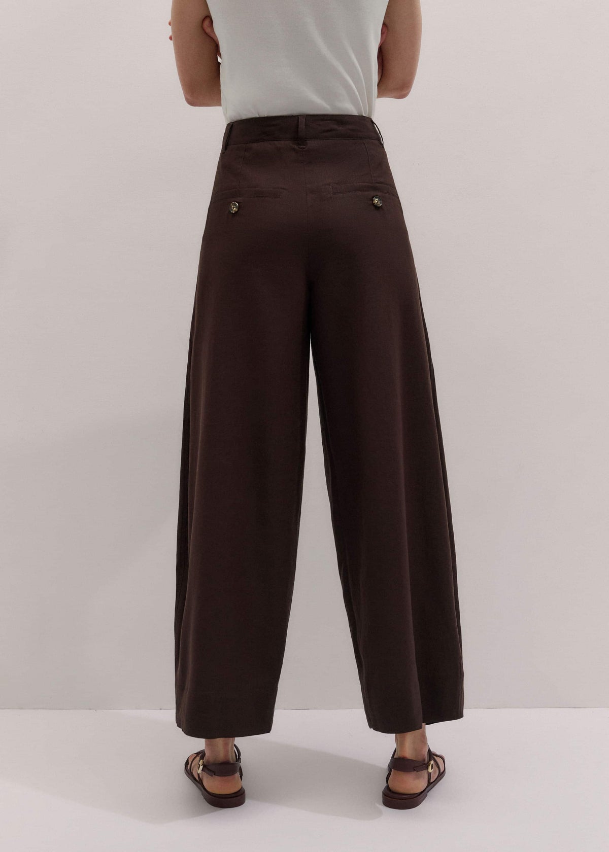 ME+EM Clothing Brown Extreme Taper Pant