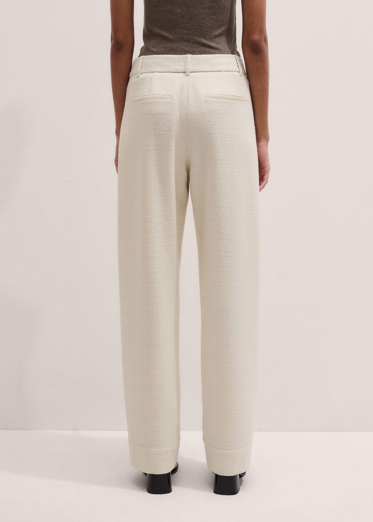 ME+EM Clothing Ivory Clever Tapered Pant