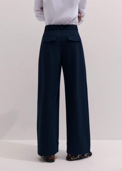 ME+EM Clothing Navy Textured Extreme Tapered Pant