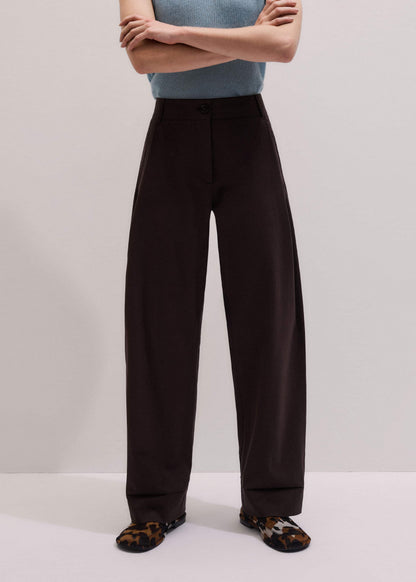 ME+EM Clothing Chocolate Brown Clever Tapered Chino