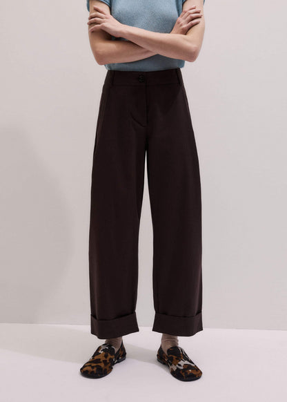 ME+EM Clothing Chocolate Brown Clever Tapered Chino