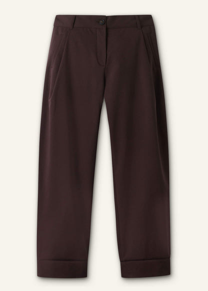 ME+EM Clothing Chocolate Brown Clever Tapered Chino