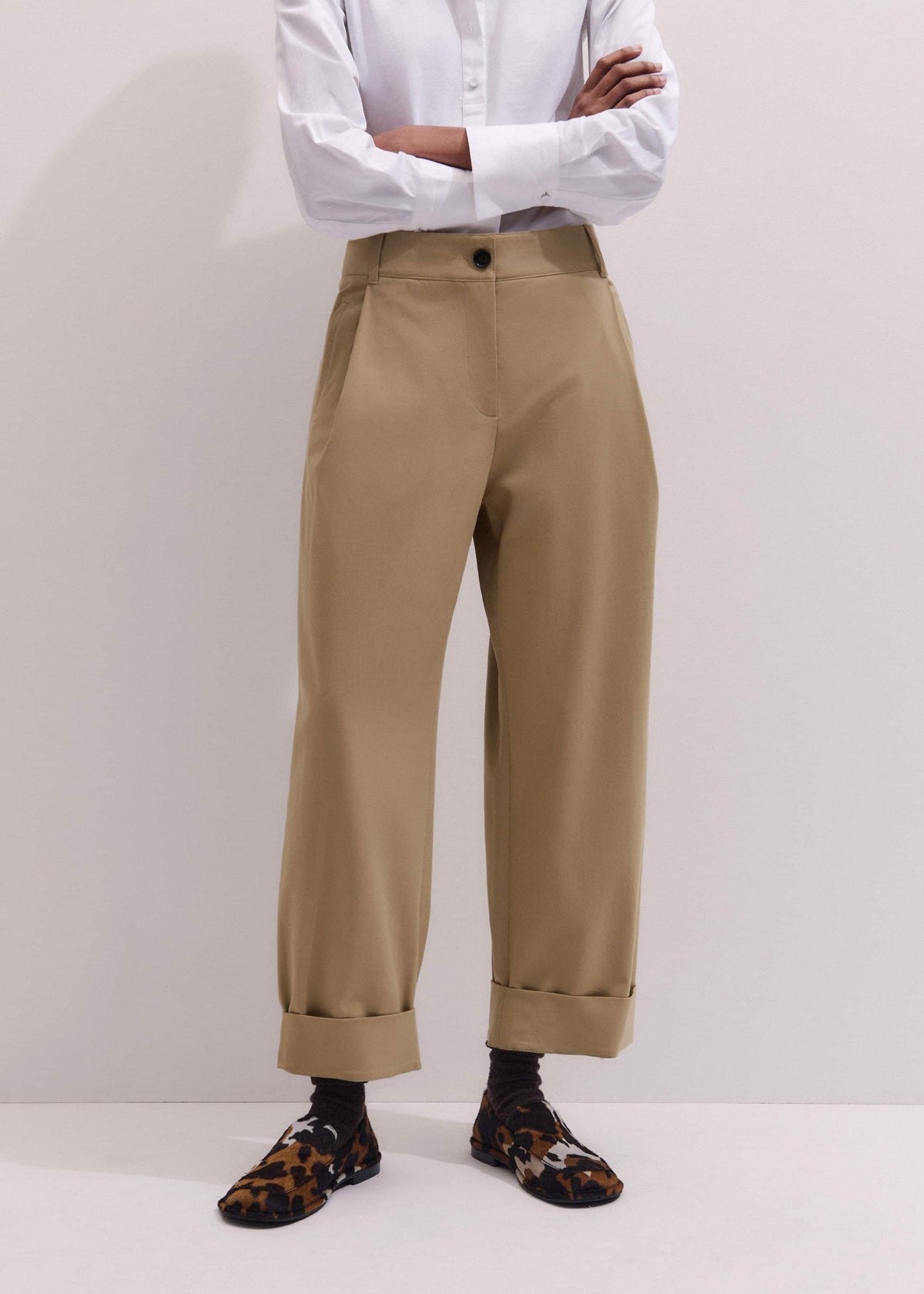 ME+EM Clothing Brown Clever Tapered Chino