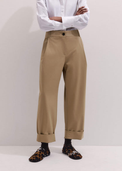 ME+EM Clothing Brown Clever Tapered Chino