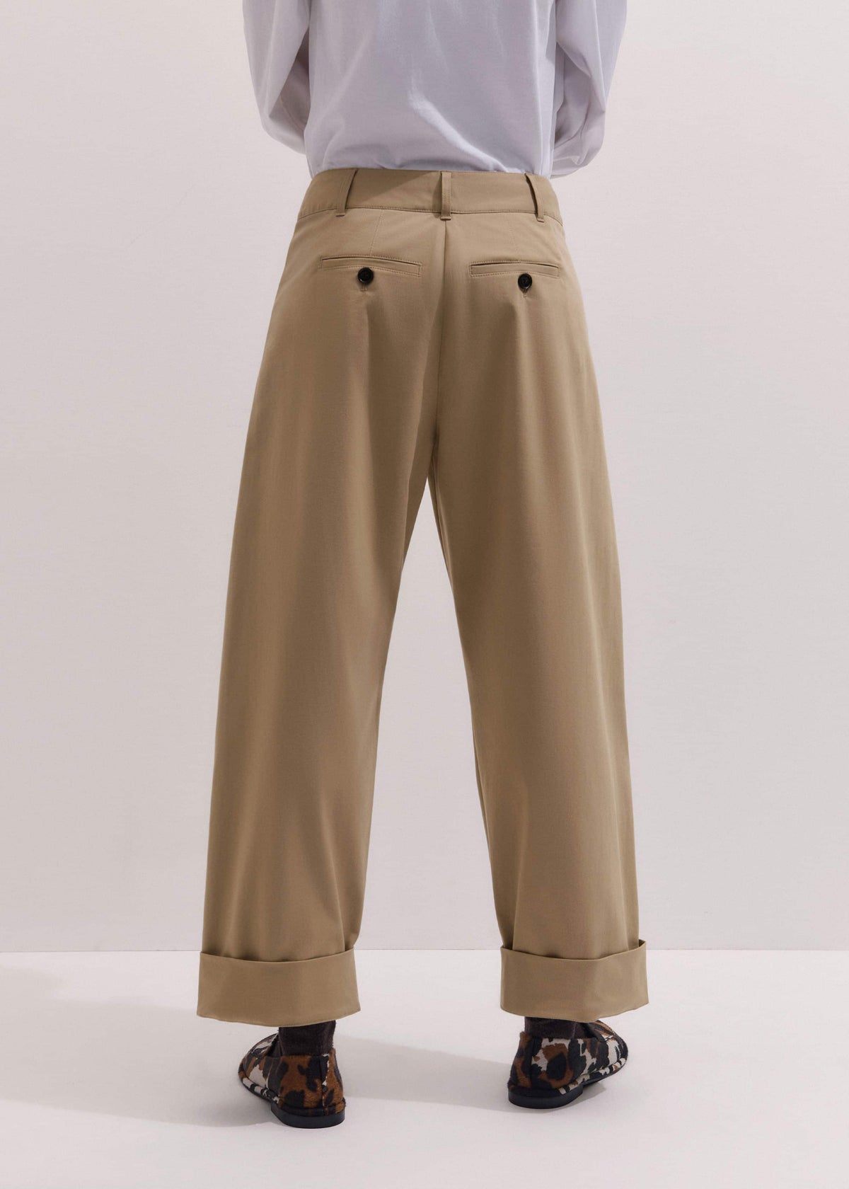 ME+EM Clothing Brown Clever Tapered Chino