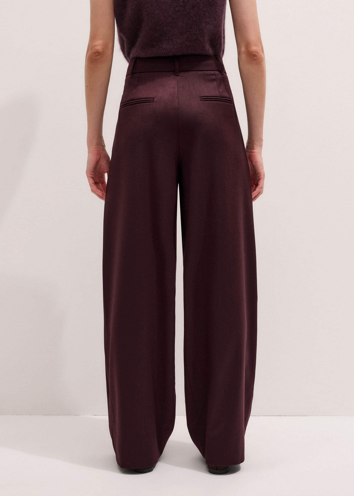 ME+EM Clothing Red Tapered Pant