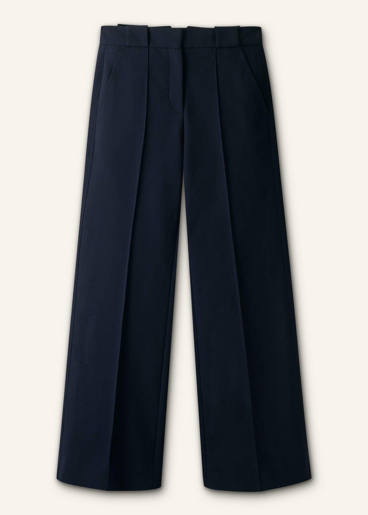 ME+EM Clothing Navy Tailored Leg Elongator Pant