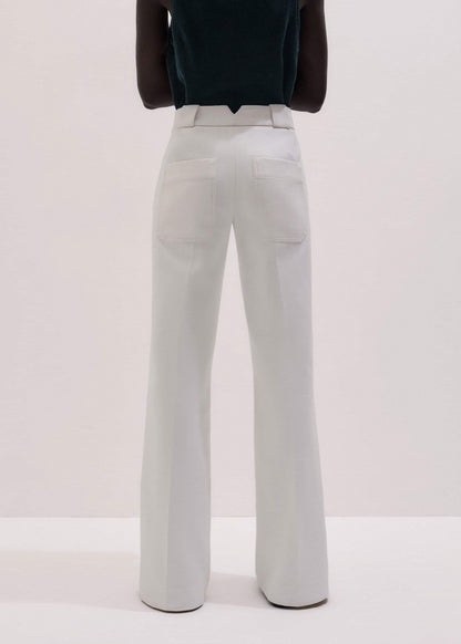 ME+EM Clothing Ivory Everyday Leg Elongator Pant